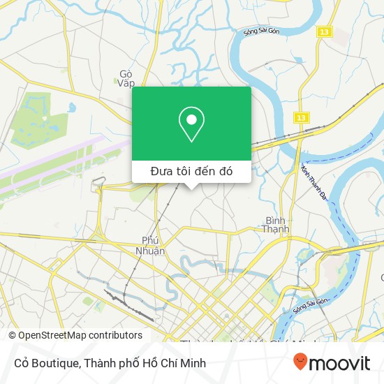 Bản đồ Cỏ Boutique, ĐƯỜNG Nguyễn Trung Trực Quận Bình Thạnh, Thành Phố Hồ Chí Minh
