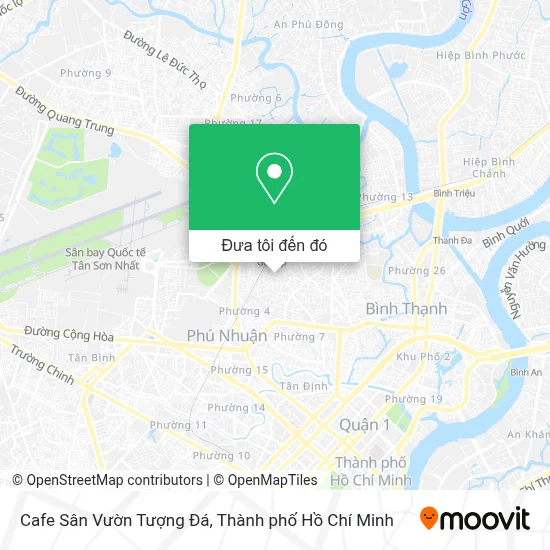 Bản đồ Cafe Sân Vườn Tượng Đá