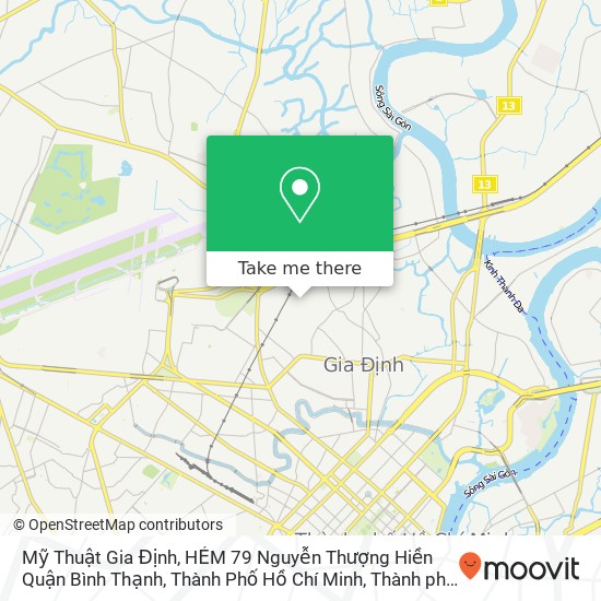 Bản đồ Mỹ Thuật Gia Định, HẺM 79 Nguyễn Thượng Hiền Quận Bình Thạnh, Thành Phố Hồ Chí Minh