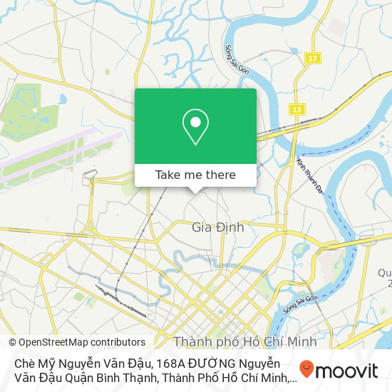 Bản đồ Chè Mỹ Nguyễn Văn Đậu, 168A ĐƯỜNG Nguyễn Văn Đậu Quận Bình Thạnh, Thành Phố Hồ Chí Minh