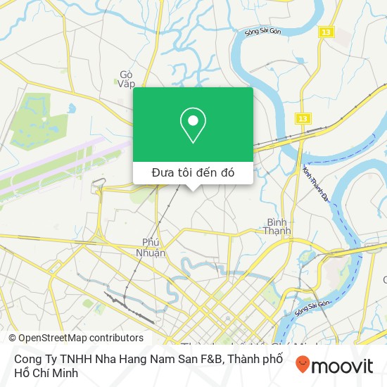 Bản đồ Cong Ty TNHH Nha Hang Nam San F&B, ĐƯỜNG Nguyễn Trung Trực Quận Bình Thạnh, Thành Phố Hồ Chí Minh