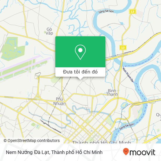 Bản đồ Nem Nướng Đà Lạt, 42 ĐƯỜNG Trần Bình Trọng Quận Bình Thạnh, Thành Phố Hồ Chí Minh
