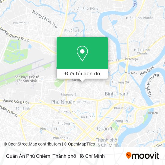 Bản đồ Quán Ăn Phú Chiêm