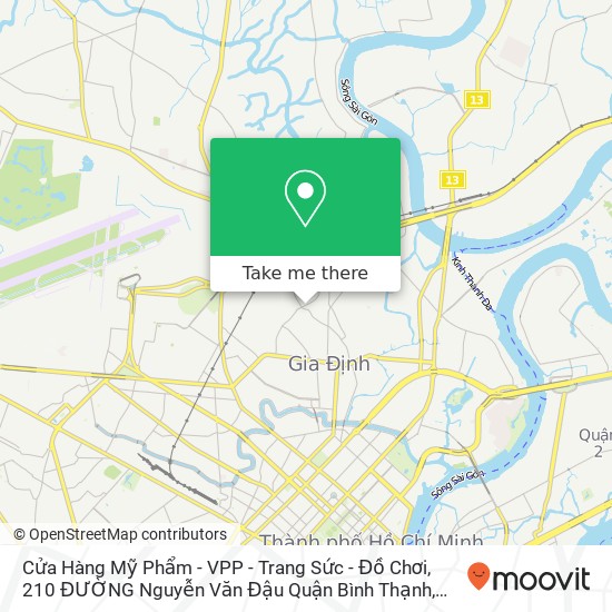 Bản đồ Cửa Hàng Mỹ Phẩm - VPP - Trang Sức - Đồ Chơi, 210 ĐƯỜNG Nguyễn Văn Đậu Quận Bình Thạnh, Thành Phố Hồ Chí Minh