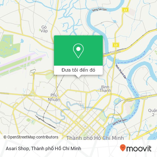 Bản đồ Asari Shop, 301 ĐƯỜNG Lê Quang Định Quận Bình Thạnh, Thành Phố Hồ Chí Minh
