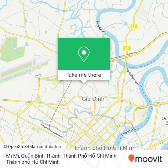 Bản đồ Mi Mi, Quận Bình Thạnh, Thành Phố Hồ Chí Minh