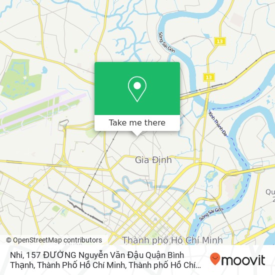 Bản đồ Nhi, 157 ĐƯỜNG Nguyễn Văn Đậu Quận Bình Thạnh, Thành Phố Hồ Chí Minh