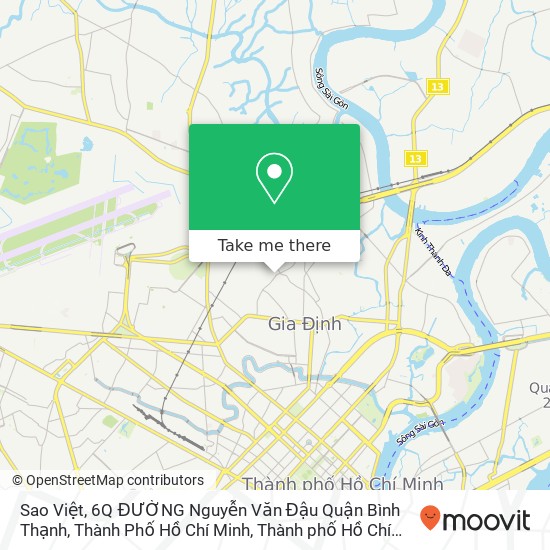 Bản đồ Sao Việt, 6Q ĐƯỜNG Nguyễn Văn Đậu Quận Bình Thạnh, Thành Phố Hồ Chí Minh