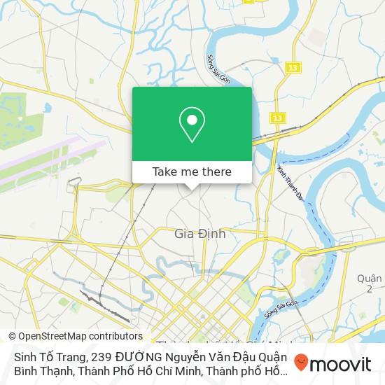 Bản đồ Sinh Tố Trang, 239 ĐƯỜNG Nguyễn Văn Đậu Quận Bình Thạnh, Thành Phố Hồ Chí Minh