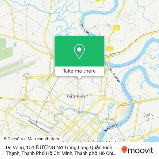 Bản đồ Dê Vàng, 151 ĐƯỜNG Nơ Trang Long Quận Bình Thạnh, Thành Phố Hồ Chí Minh
