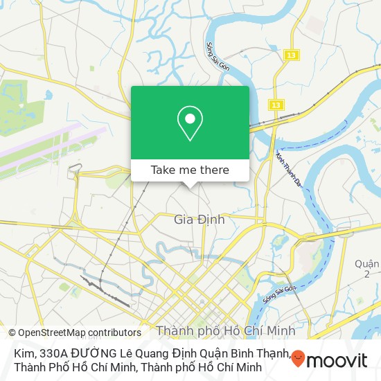 Bản đồ Kim, 330A ĐƯỜNG Lê Quang Định Quận Bình Thạnh, Thành Phố Hồ Chí Minh