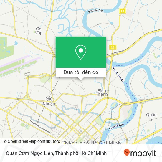 Bản đồ Quán Cơm Ngọc Liên, 429 ĐƯỜNG Chu Văn An Quận Bình Thạnh, Thành Phố Hồ Chí Minh
