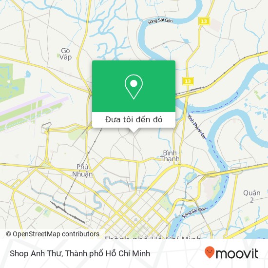 Bản đồ Shop Anh Thư, 184 ĐƯỜNG Phan Văn Trị Quận Bình Thạnh, Thành Phố Hồ Chí Minh