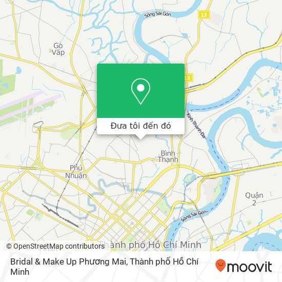 Bản đồ Bridal & Make Up Phương Mai, HẺM 304 Bùi Đình Túy Quận Bình Thạnh, Thành Phố Hồ Chí Minh
