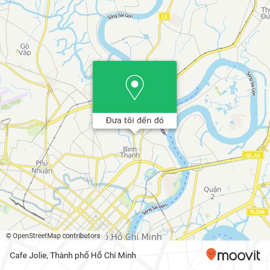 Bản đồ Cafe Jolie, Quận Bình Thạnh, Thành Phố Hồ Chí Minh