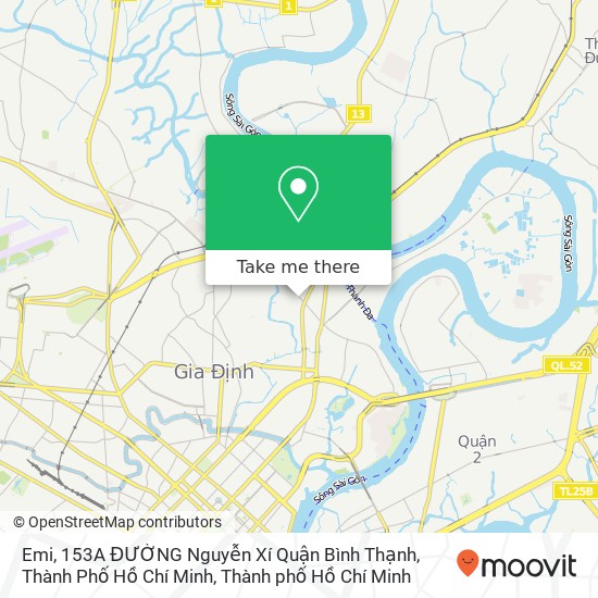 Bản đồ Emi, 153A ĐƯỜNG Nguyễn Xí Quận Bình Thạnh, Thành Phố Hồ Chí Minh