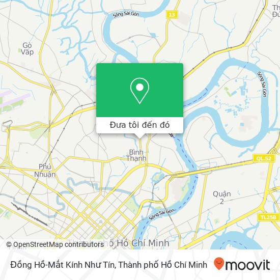 Bản đồ Đồng Hồ-Mắt Kính Như Tín, 181 ĐƯỜNG Đinh Bộ Lĩnh Quận Bình Thạnh, Thành Phố Hồ Chí Minh