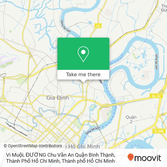 Bản đồ Vi Muội, ĐƯỜNG Chu Văn An Quận Bình Thạnh, Thành Phố Hồ Chí Minh