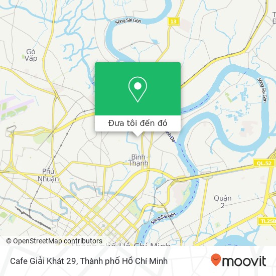Bản đồ Cafe Giải Khát 29, ĐƯỜNG Số 5 Quận Bình Thạnh, Thành Phố Hồ Chí Minh