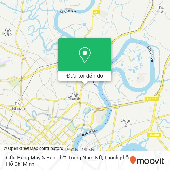 Bản đồ Cửa Hàng May & Bán Thời Trang Nam Nữ, 637A ĐƯỜNG Xô Viết Nghệ Tĩnh Quận Bình Thạnh, Thành Phố Hồ Chí Minh