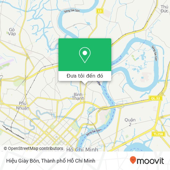 Bản đồ Hiệu Giày Bôn, ĐƯỜNG Nguyễn Xí Quận Bình Thạnh, Thành Phố Hồ Chí Minh