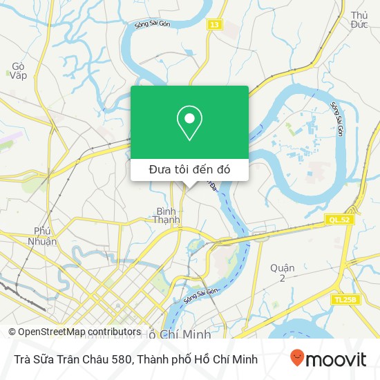 Bản đồ Trà Sữa Trân Châu 580, ĐƯỜNG Xô Viết Nghệ Tĩnh Quận Bình Thạnh, Thành Phố Hồ Chí Minh
