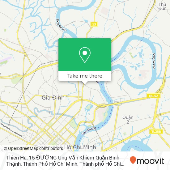 Bản đồ Thiên Hà, 15 ĐƯỜNG Ung Văn Khiêm Quận Bình Thạnh, Thành Phố Hồ Chí Minh