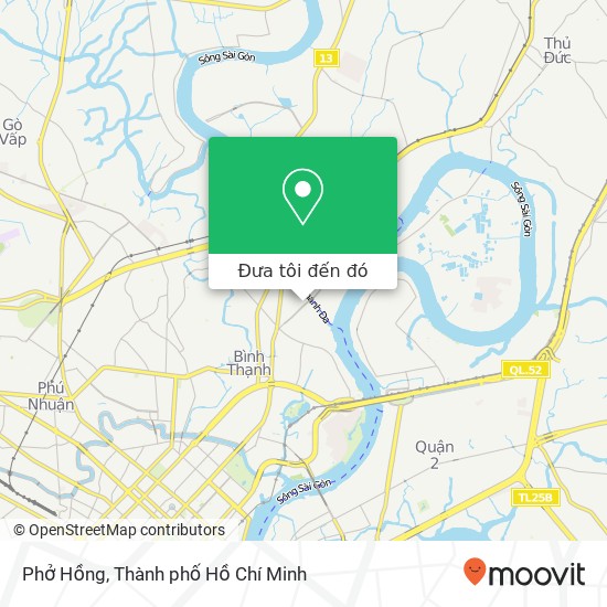 Bản đồ Phở Hồng, HẺM 765 Xô Viết Nghệ Tĩnh Quận Bình Thạnh, Thành Phố Hồ Chí Minh