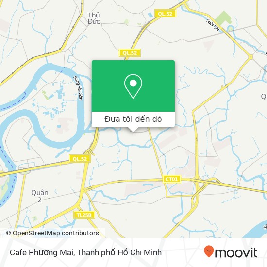 Bản đồ Cafe Phương Mai, ĐƯỜNG 25 Quận 9, Thành Phố Hồ Chí Minh