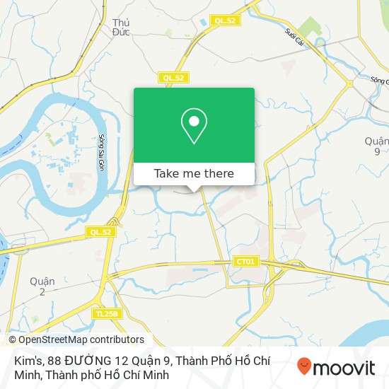 Bản đồ Kim's, 88 ĐƯỜNG 12 Quận 9, Thành Phố Hồ Chí Minh