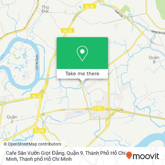 Bản đồ Cafe Sân Vườn Giọt Đắng, Quận 9, Thành Phố Hồ Chí Minh