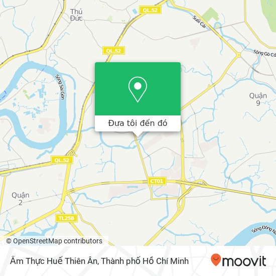 Bản đồ Ẩm Thực Huế Thiên Ân, Quận 9, Thành Phố Hồ Chí Minh