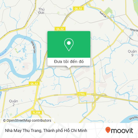 Bản đồ Nhà May Thu Trang, 31 ĐẠI LỘ 3 Quận 9, Thành Phố Hồ Chí Minh