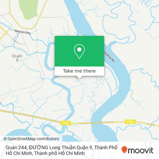 Bản đồ Quán 244, ĐƯỜNG Long Thuận Quận 9, Thành Phố Hồ Chí Minh