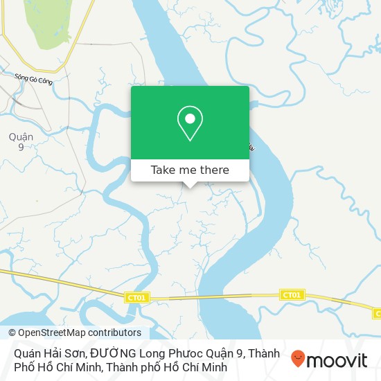Bản đồ Quán Hải Sơn, ĐƯỜNG Long Phưoc Quận 9, Thành Phố Hồ Chí Minh