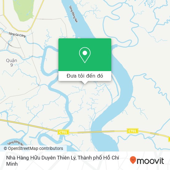 Bản đồ Nhà Hàng Hữu Duyên Thiên Lý, ĐƯỜNG Long Thuận Quận 9, Thành Phố Hồ Chí Minh