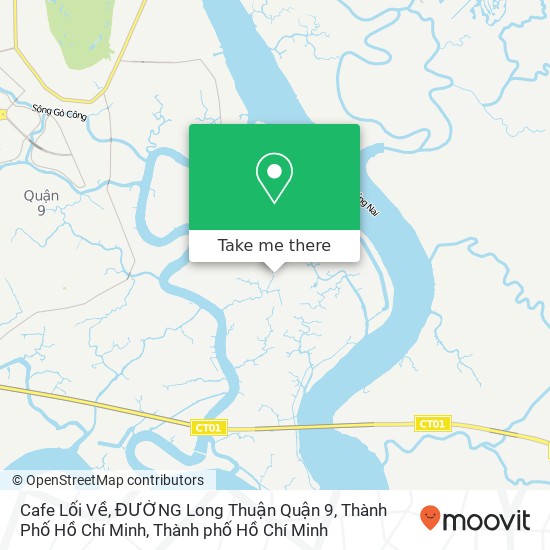 Bản đồ Cafe Lối Về, ĐƯỜNG Long Thuận Quận 9, Thành Phố Hồ Chí Minh