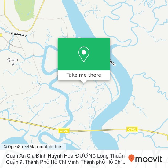 Bản đồ Quán Ăn Gia Đình Huỳnh Hoa, ĐƯỜNG Long Thuận Quận 9, Thành Phố Hồ Chí Minh