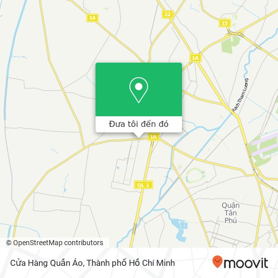 Bản đồ Cửa Hàng Quần Áo, 149 ĐƯỜNG Nguyễn Thị Tú Quận Bình Tân, Thành Phố Hồ Chí Minh