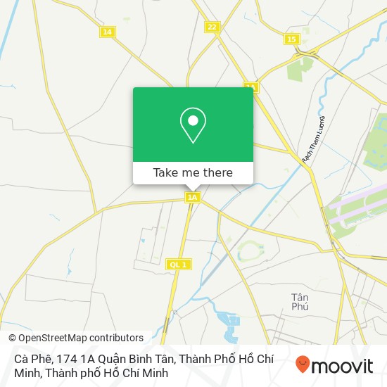 Bản đồ Cà Phê, 174 1A Quận Bình Tân, Thành Phố Hồ Chí Minh