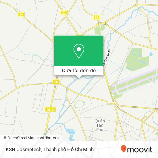 Bản đồ KSN Cosmetech, ĐƯỜNG CN1 Quận Bình Tân, Thành Phố Hồ Chí Minh