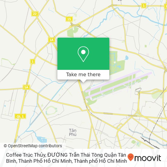 Bản đồ Coffee Trúc Thủy, ĐƯỜNG Trần Thái Tông Quận Tân Bình, Thành Phố Hồ Chí Minh