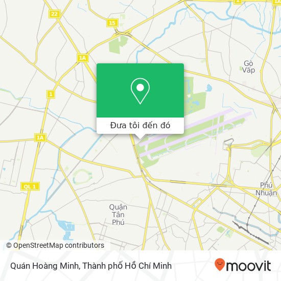 Bản đồ Quán Hoàng Minh, HẺM 83 Phạm Văn Bạch Quận Tân Bình, Thành Phố Hồ Chí Minh