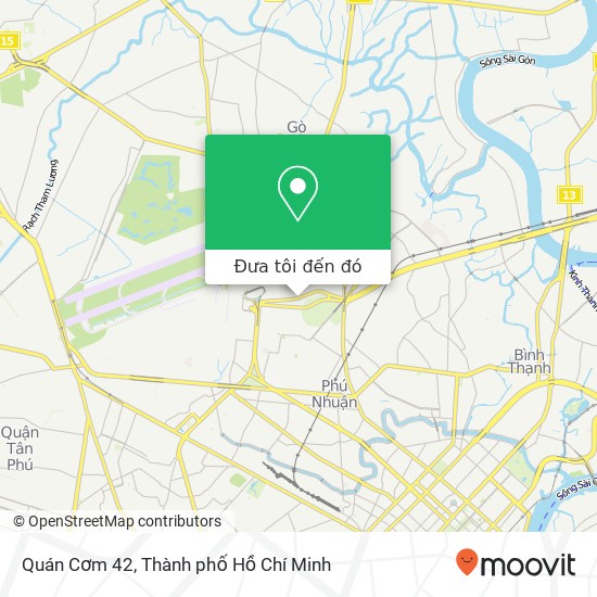 Bản đồ Quán Cơm 42, 42 ĐƯỜNG Bạch Đằng Quận Tân Bình, Thành Phố Hồ Chí Minh