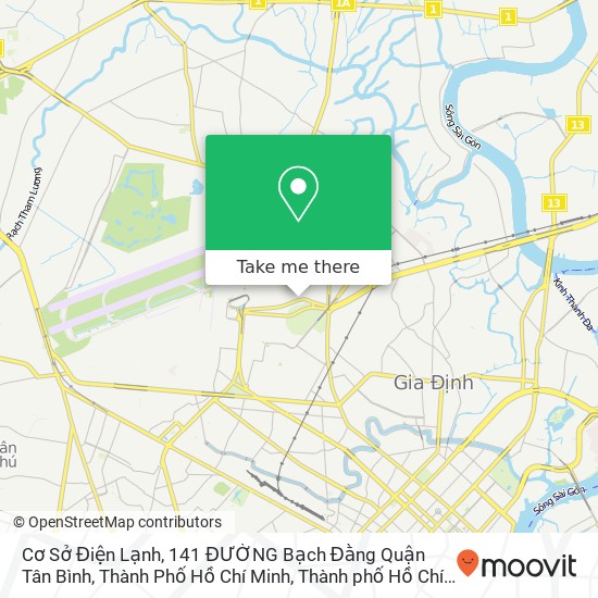 Bản đồ Cơ Sở Điện Lạnh, 141 ĐƯỜNG Bạch Đằng Quận Tân Bình, Thành Phố Hồ Chí Minh