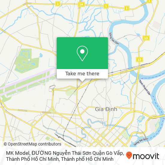 Bản đồ MK Model, ĐƯỜNG Nguyễn Thái Sơn Quận Gò Vấp, Thành Phố Hồ Chí Minh