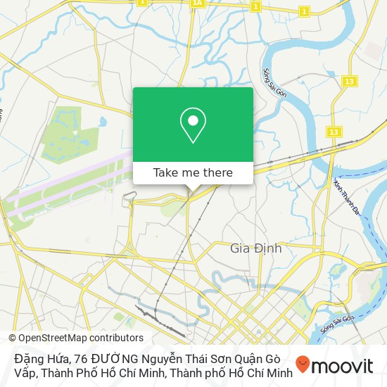 Bản đồ Đặng Hứa, 76 ĐƯỜNG Nguyễn Thái Sơn Quận Gò Vấp, Thành Phố Hồ Chí Minh