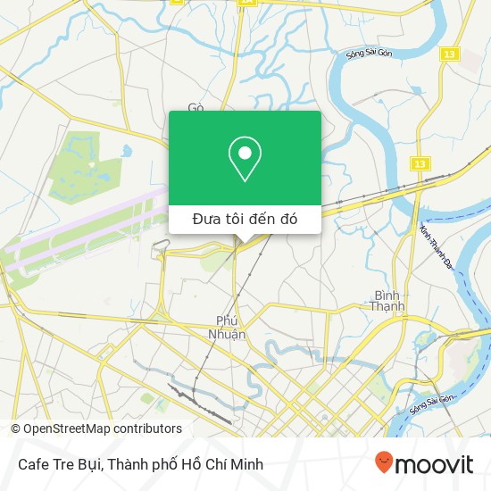 Bản đồ Cafe Tre Bụi, ĐƯỜNG Phạm Văn Đồng Quận Gò Vấp, Thành Phố Hồ Chí Minh