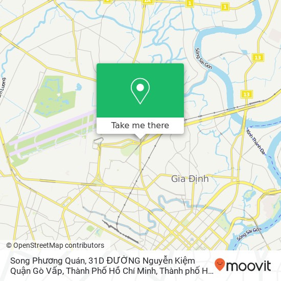 Bản đồ Song Phương Quán, 31D ĐƯỜNG Nguyễn Kiệm Quận Gò Vấp, Thành Phố Hồ Chí Minh