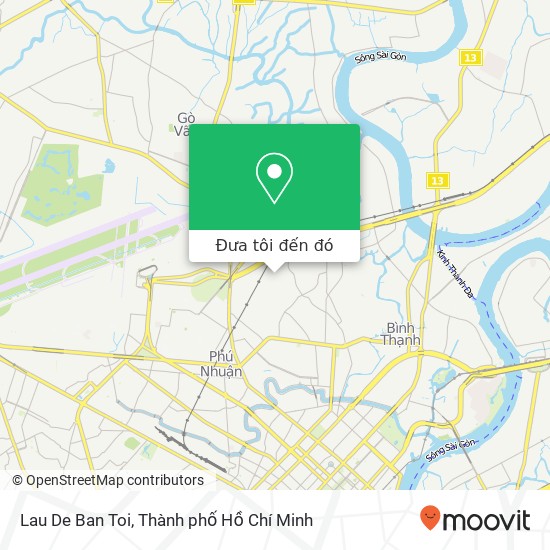 Bản đồ Lau De Ban Toi, 36 ĐƯỜNG Nguyễn Thượng Hiền Quận Gò Vấp, Thành Phố Hồ Chí Minh